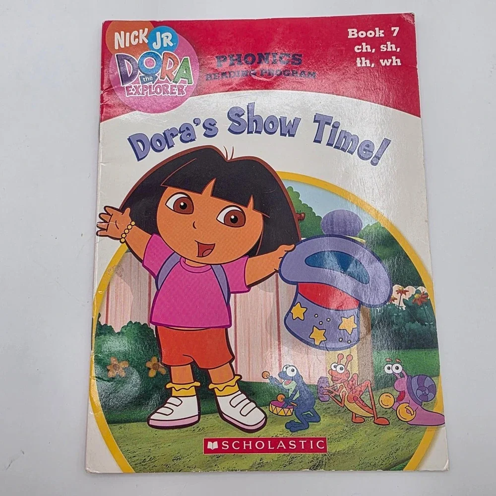 Dora the Explorer Phonics Reading Program Scholastic Book Lot of 6 Nick Jr Kids